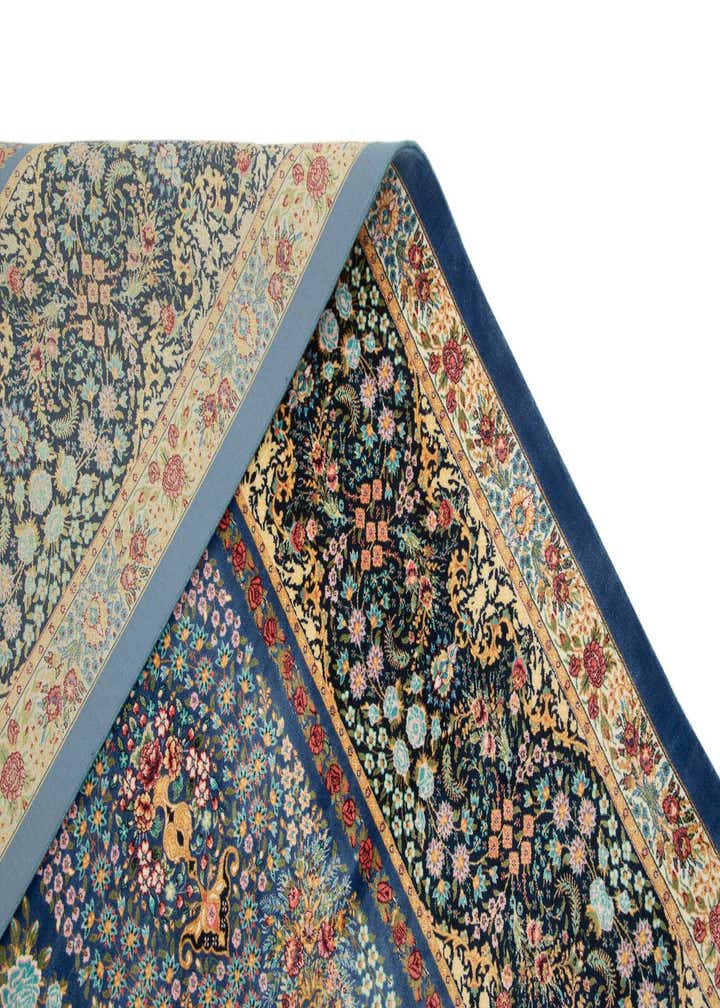 6' 6 x 9' 8 Ghom Design Rug