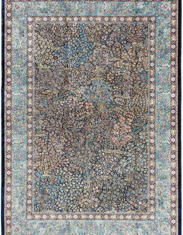 4' 5 x 6' 7 Ghom Design Rug