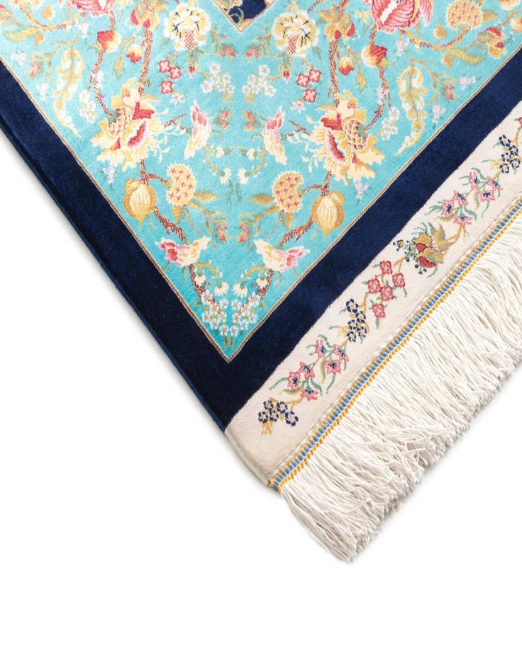 Detail image of 5' 11 x 9' 2 Ghom Design Rug