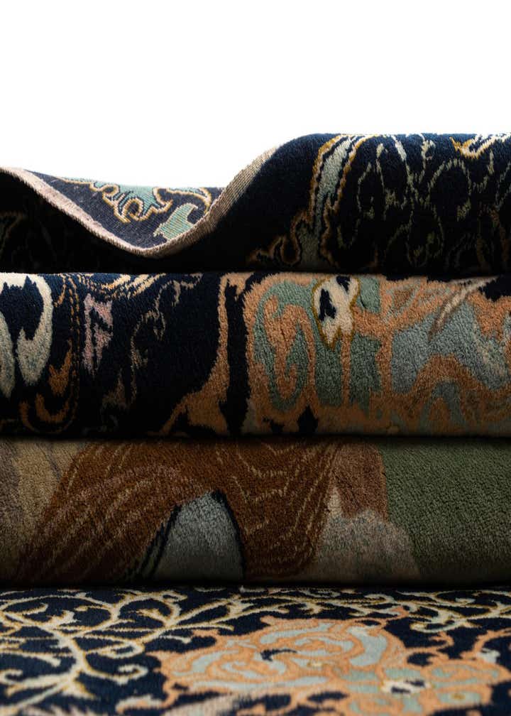 4' 5 x 6' 11 Ghom Rug