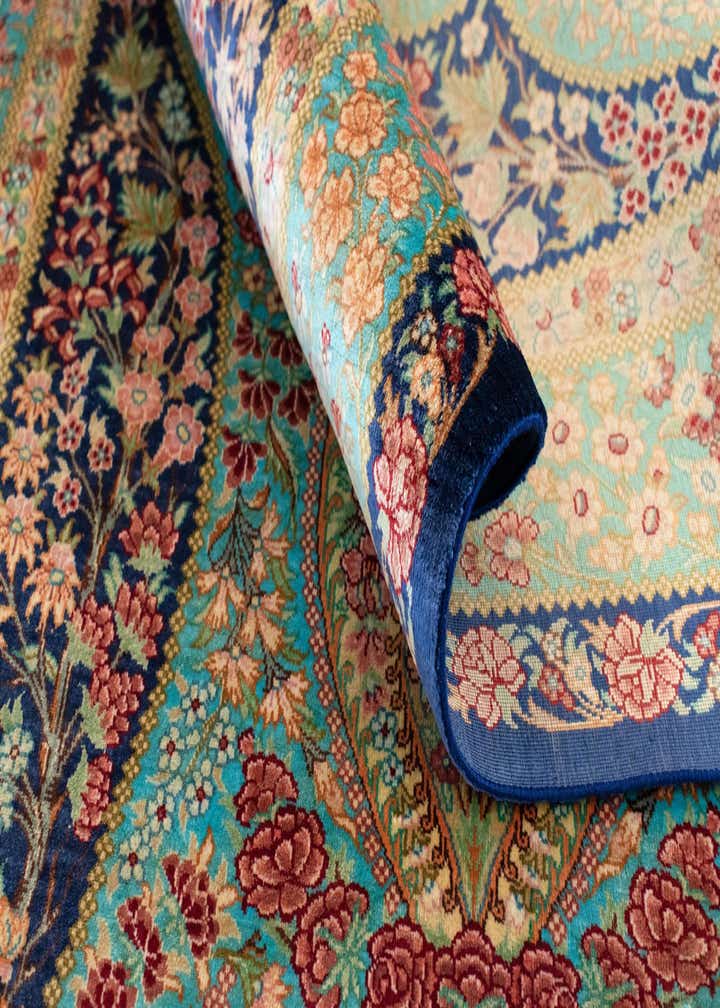 2' 7 x 4' Ghom Silk Rug