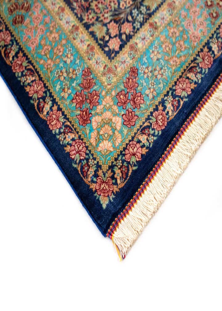 2' 7 x 4' Ghom Silk Rug