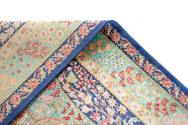 2' 7 x 4' Ghom Silk Rug
