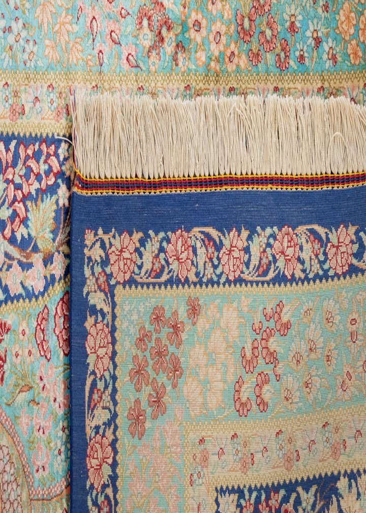2' 7 x 4' Ghom Silk Rug