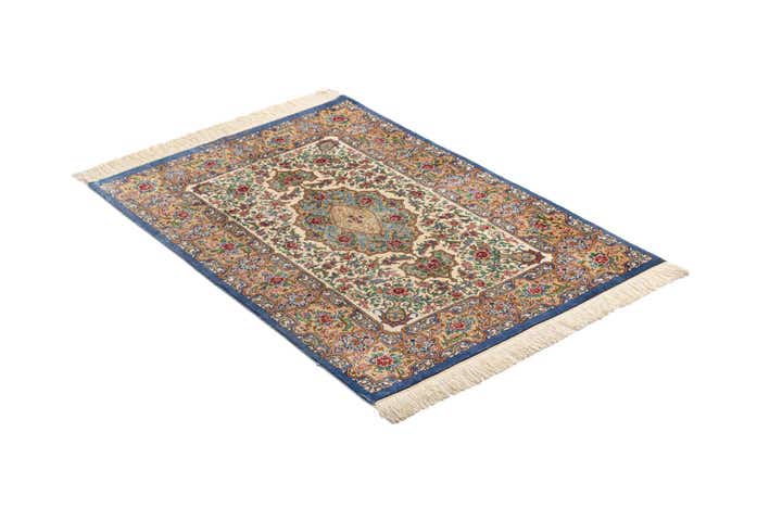 2' 7 x 3' 10 Ghom Silk Rug