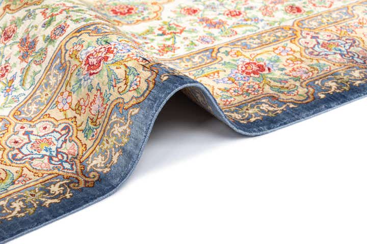 2' 7 x 3' 10 Ghom Silk Rug