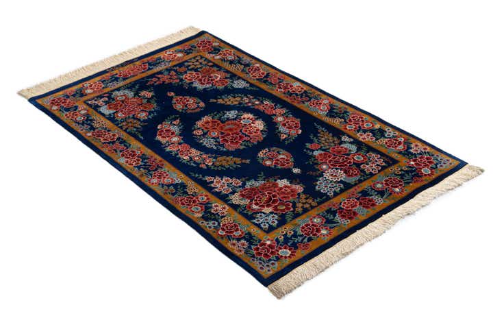 2' 6 x 4' 2 Ghom Silk Rug