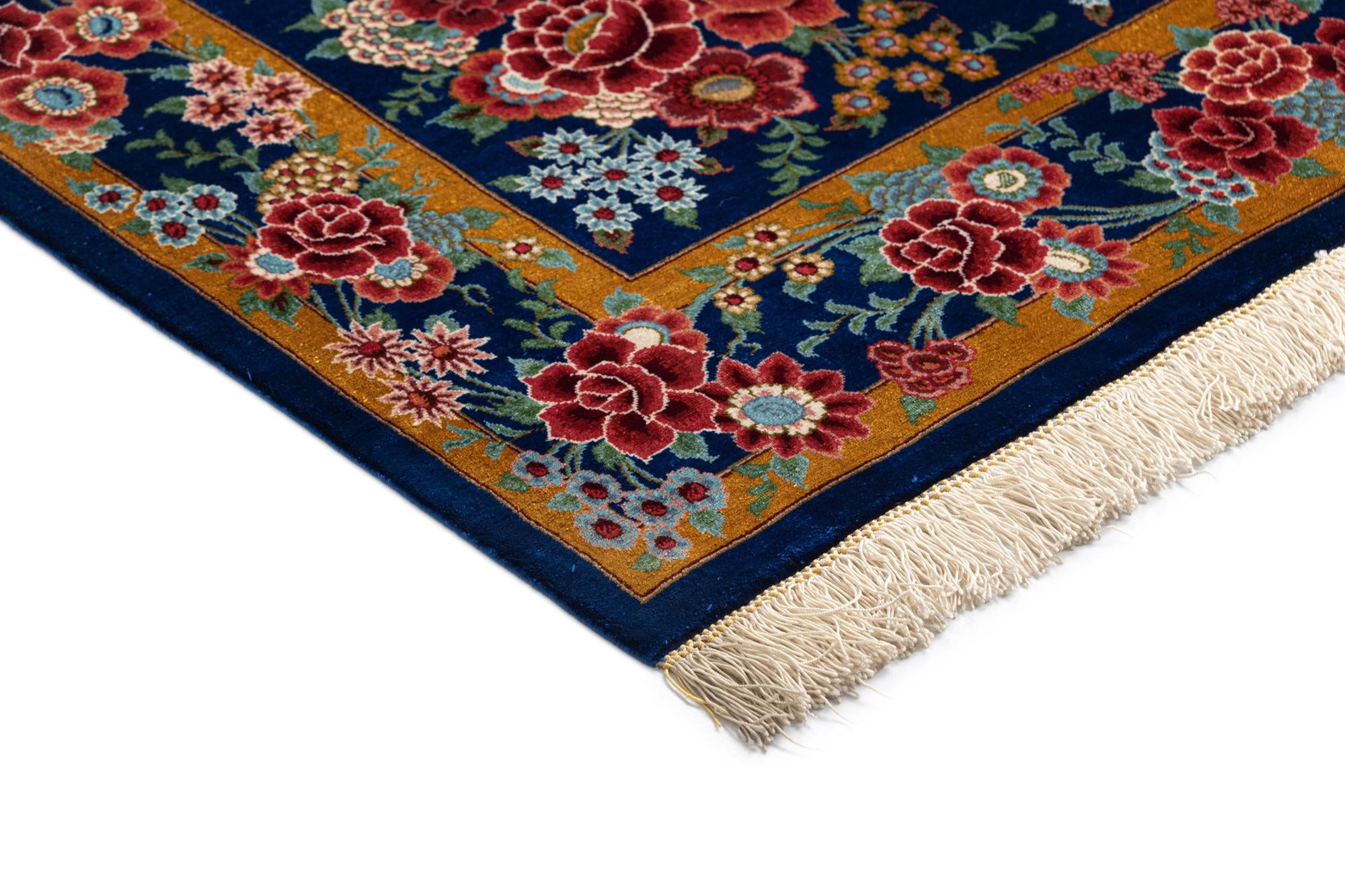 2' 6 x 4' 2 Ghom Silk Rug