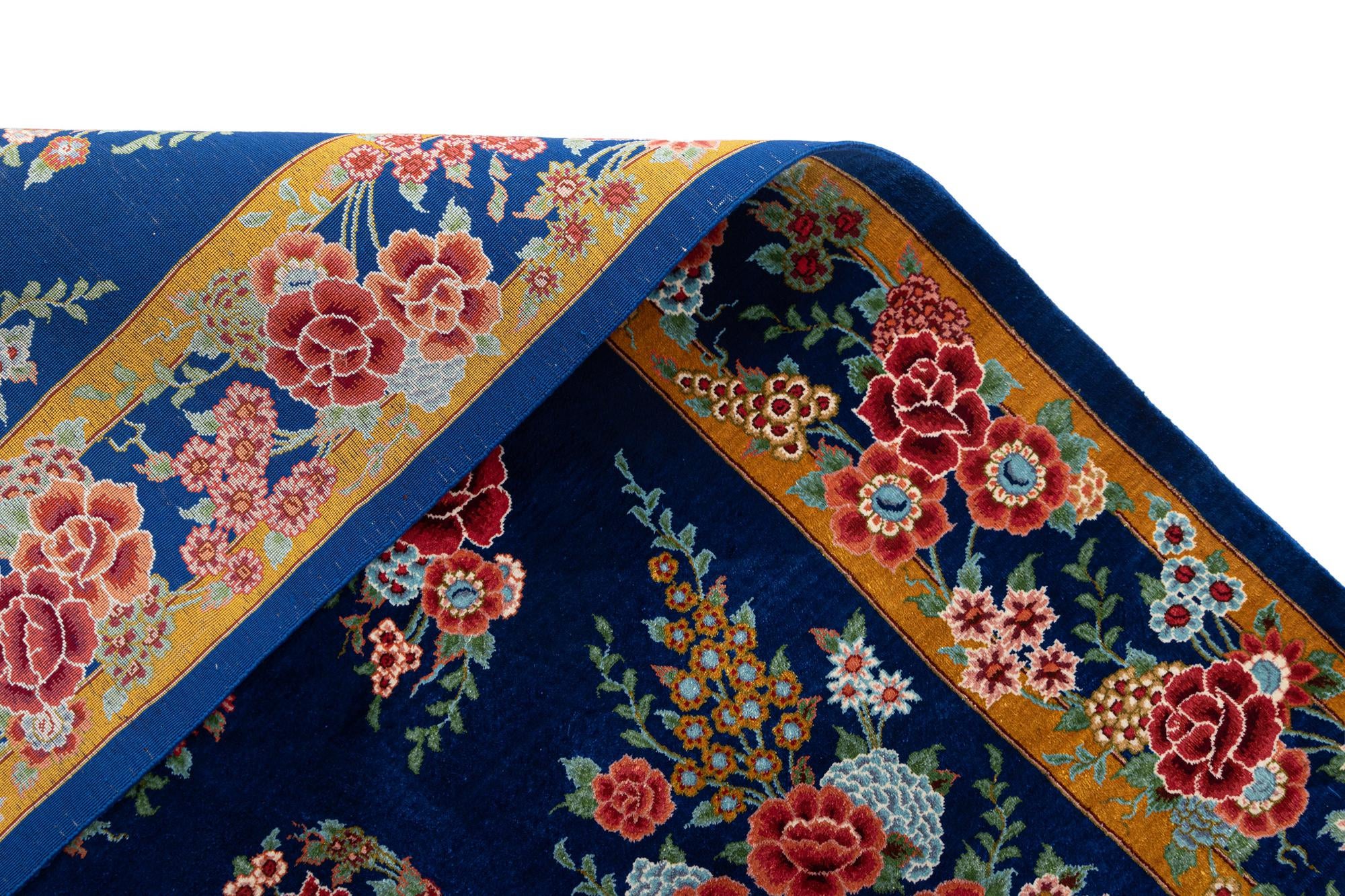 2' 6 x 4' 2 Ghom Silk Rug