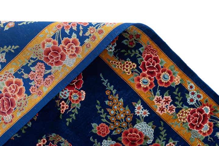 2' 6 x 4' 2 Ghom Silk Rug