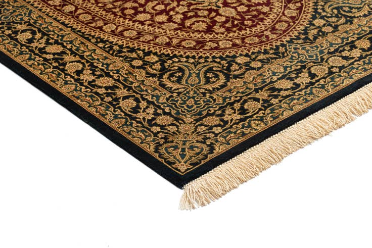 Detail image of 2' 7 x 3' 10 Ghom Silk Rug