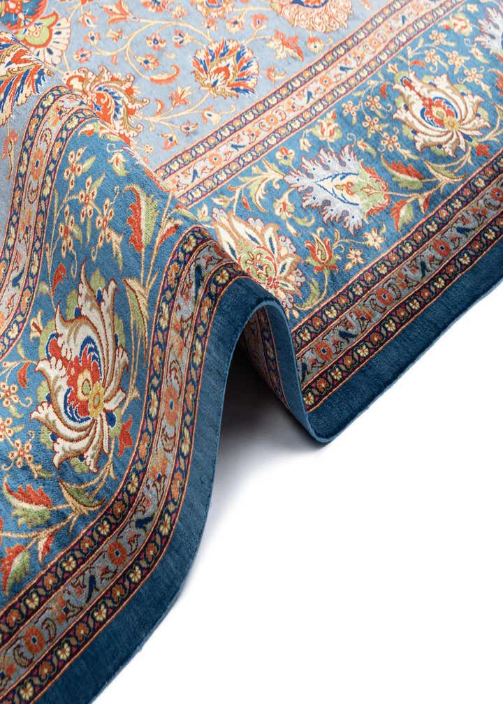 6' 9 x 9' 9 Ghom Silk Rug