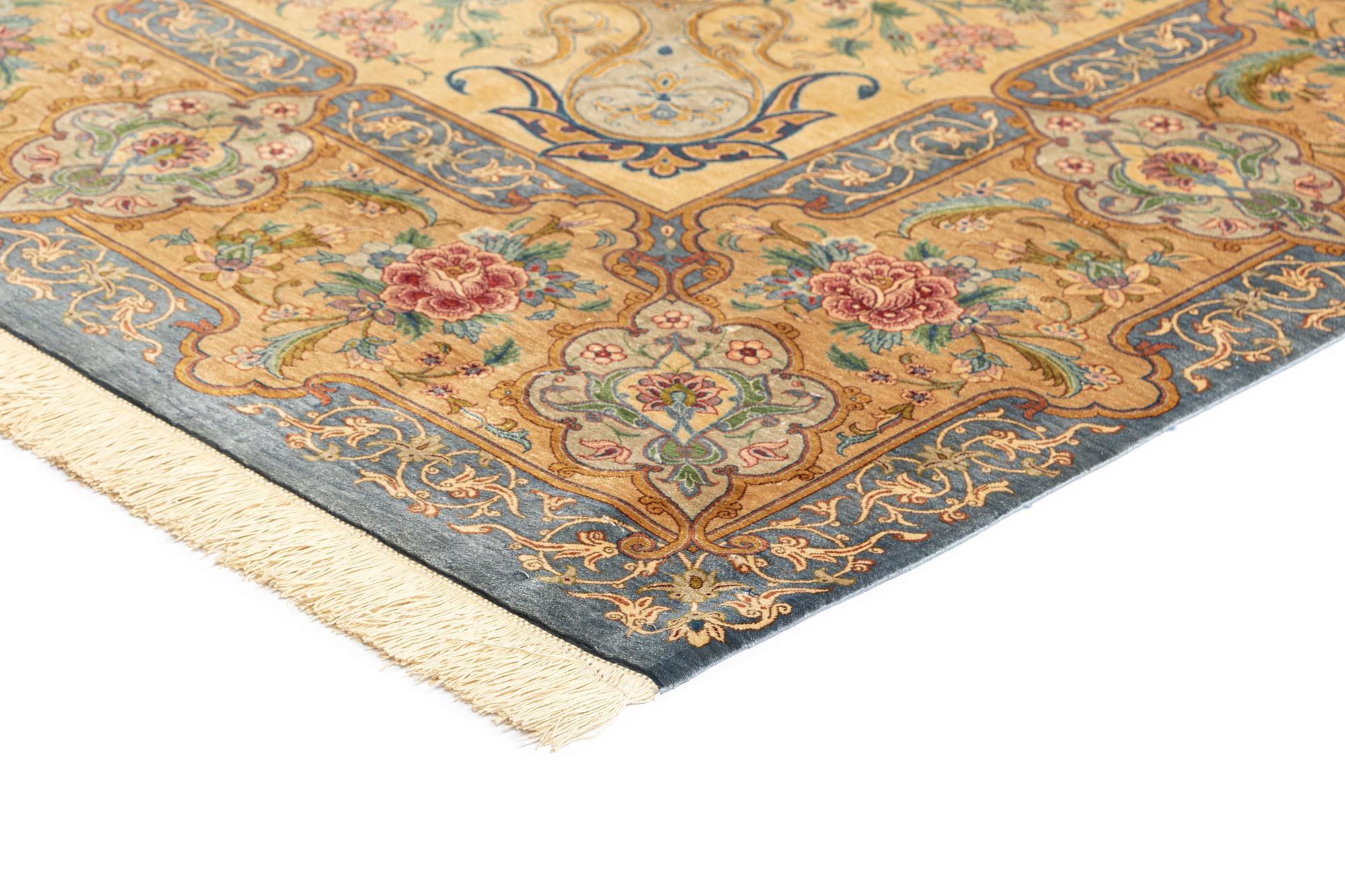 6' 8 x 8' 5 Ghom Silk Rug