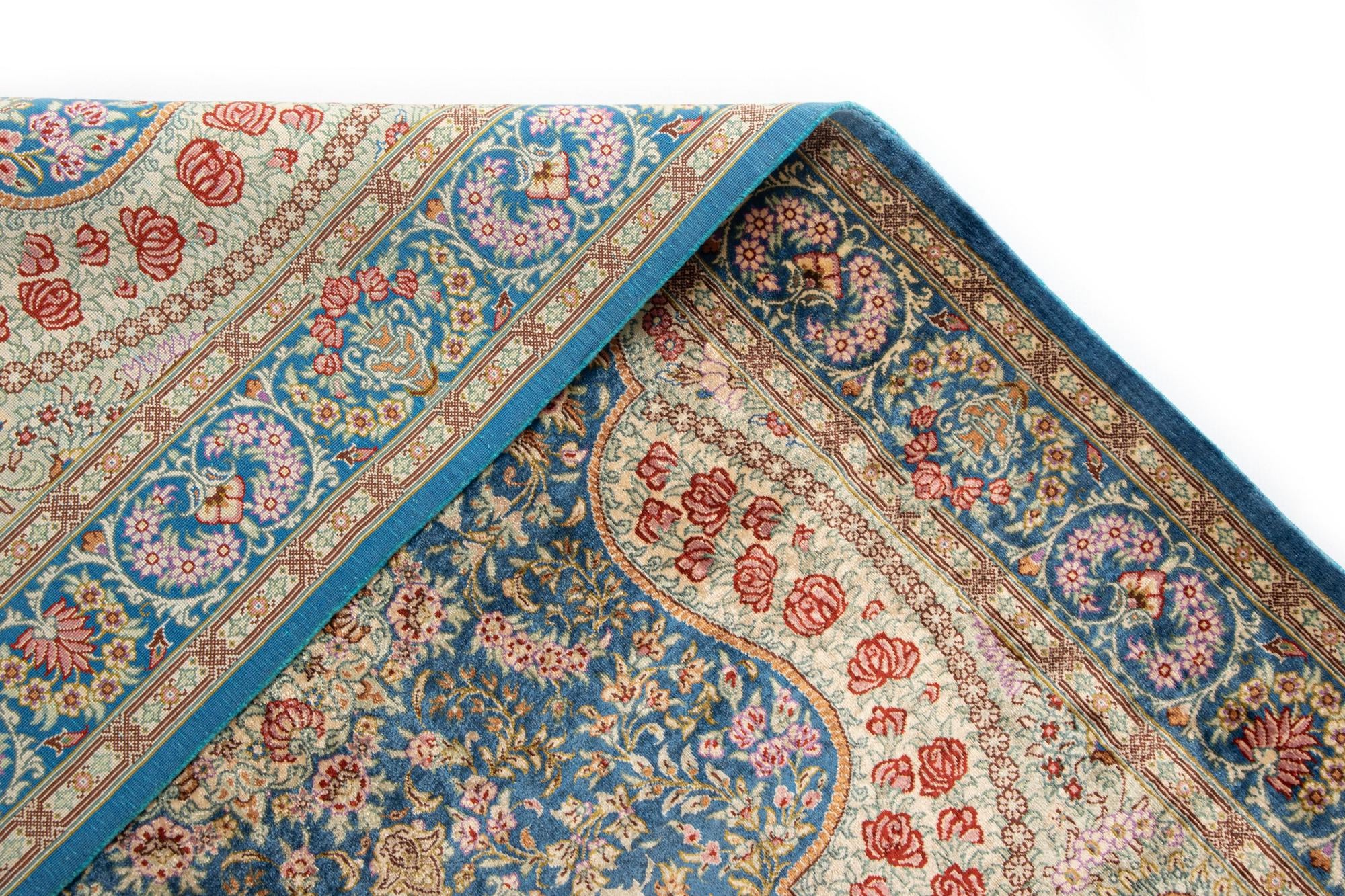 2' 7 x 3' 10 Ghom Silk Rug