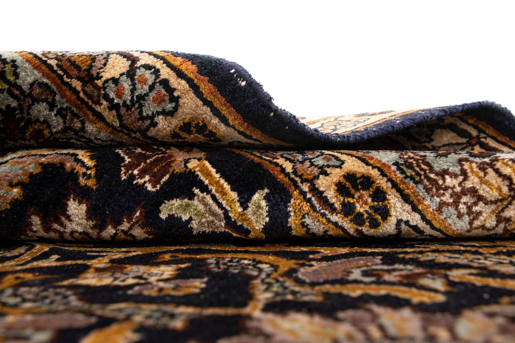 3' 10 x 6' 4 Ghom Silk Rug