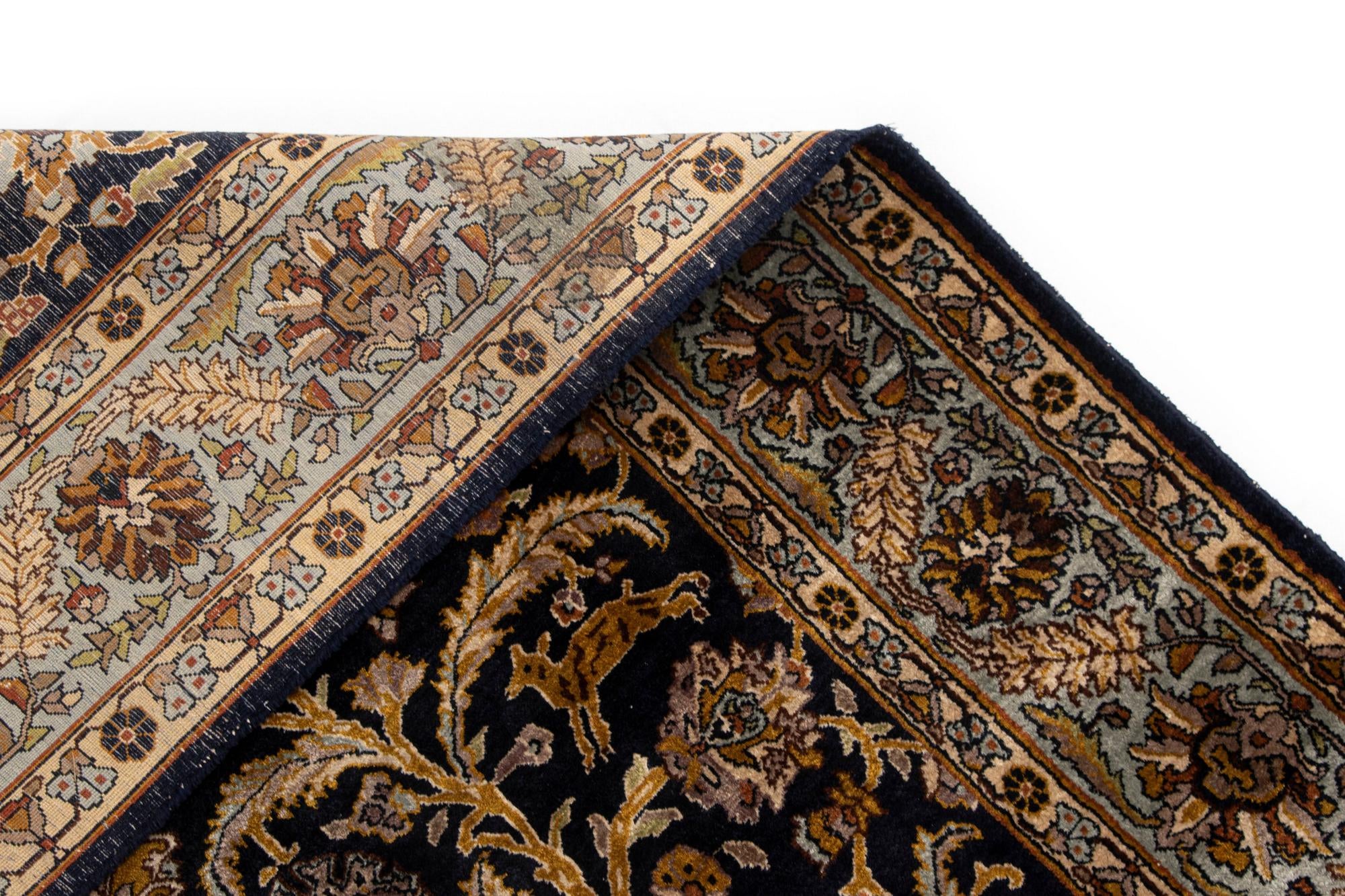 3' 10 x 6' 4 Ghom Silk Rug