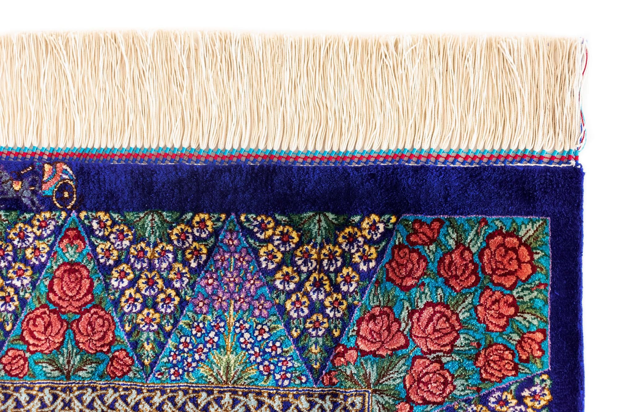 3' 3 x 4' 9 Ghom Silk Rug