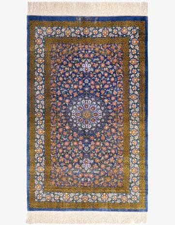 2' 7 x 4' 2 Ghom Silk Rug