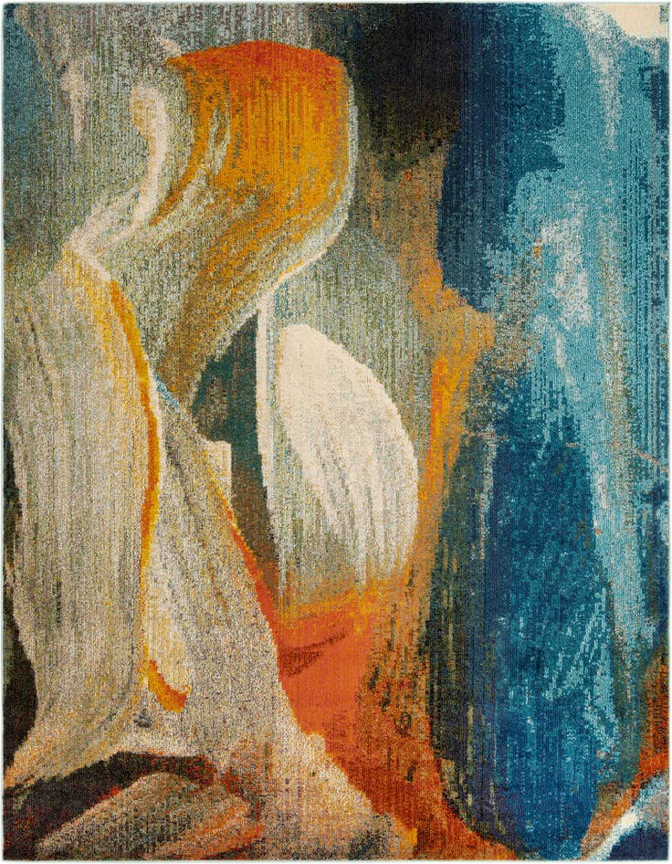 Detail image of 7' 10 x 10' Washable Haerfest Rug