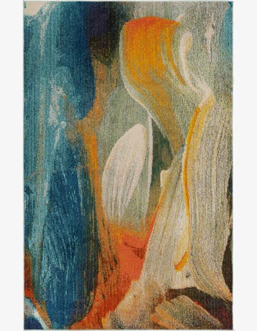 Blue Washable Haerfest Rug