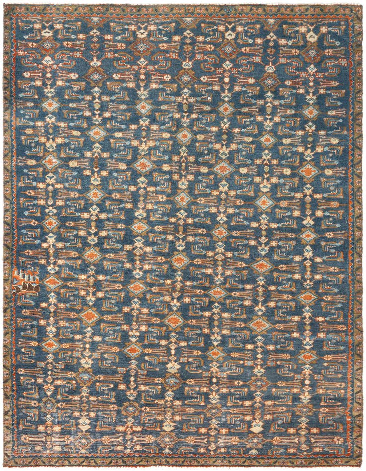 Detail image of 5' 1 x 8' 7 Hamedan Wool Rug