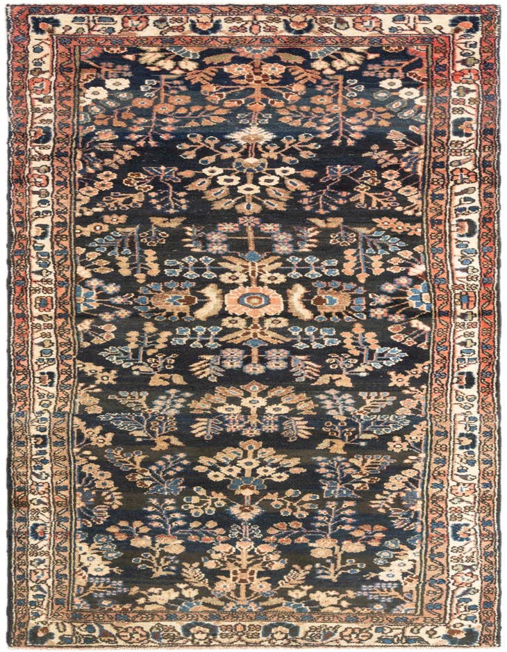 Detail image of 3' 7 x 9' 9 Hamedan Rug