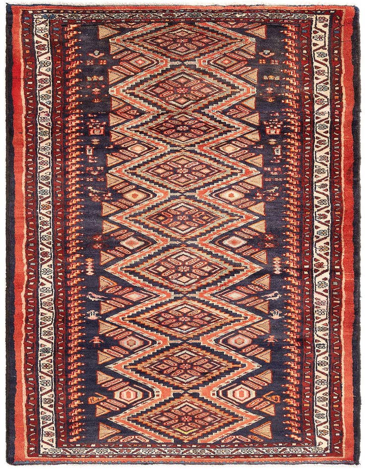 Detail image of 3' 10 x 9' 5 Hamedan Rug