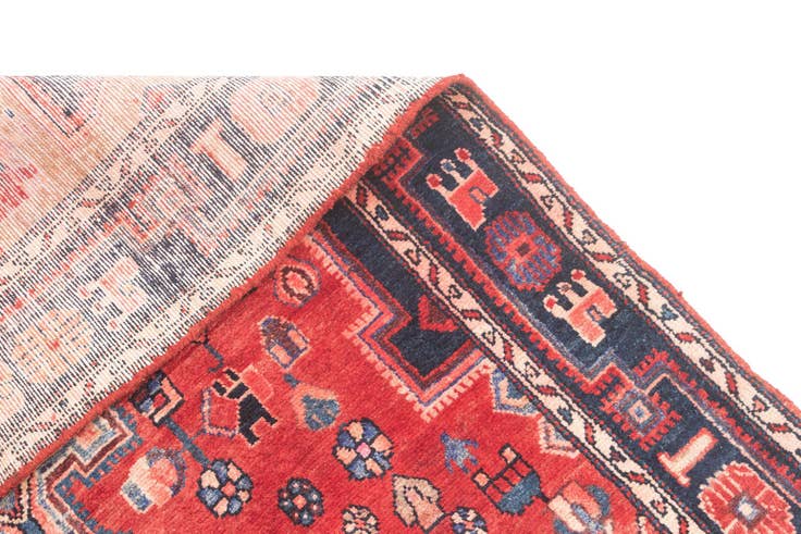 Detail image of 4' 6 x 9' 5 Hamedan Rug