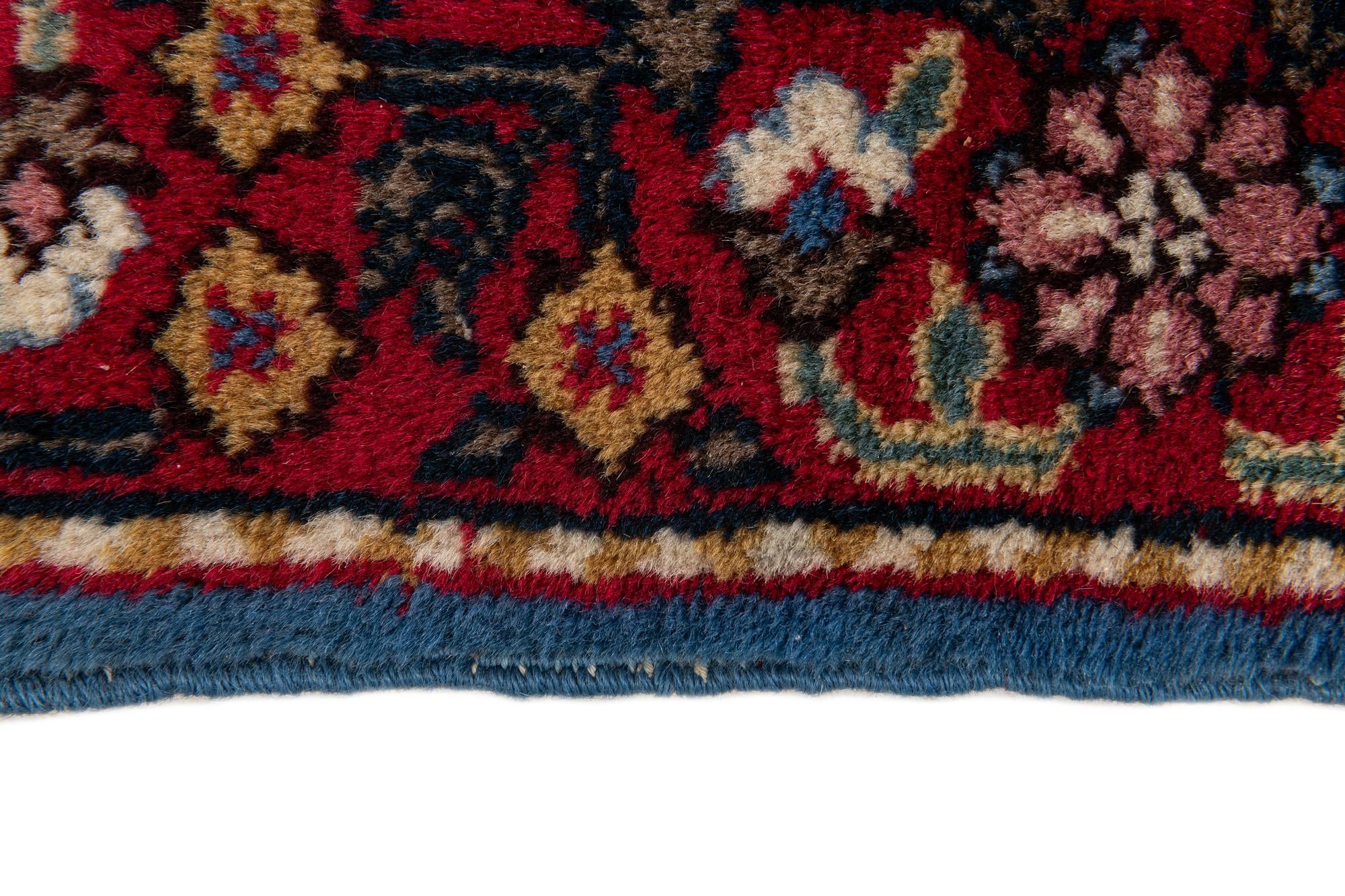 2' 6 x 4' 1 Hand Knotted Hamedan Persian Wool Rug