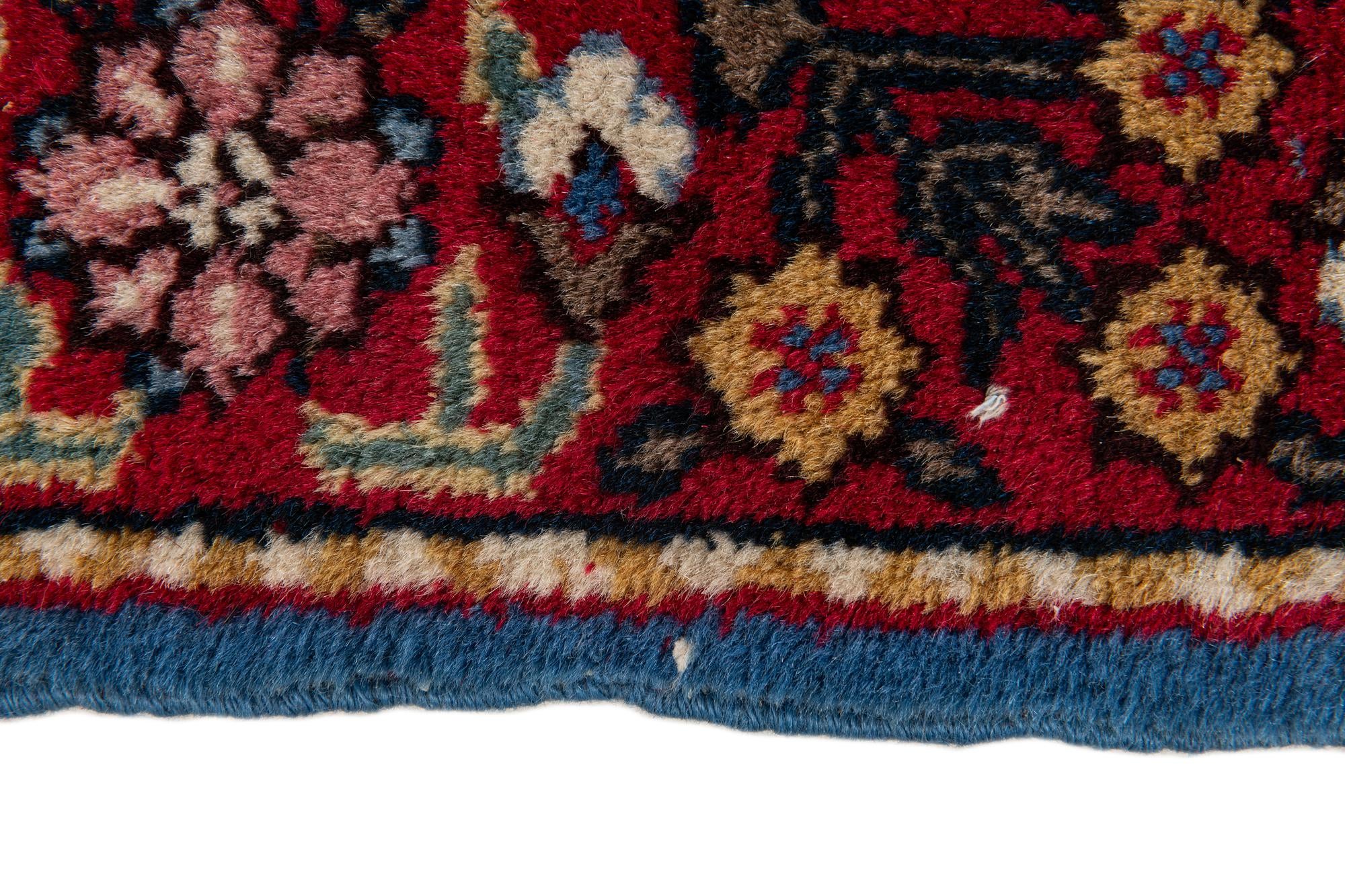 2' 6 x 4' 1 Hand Knotted Hamedan Persian Wool Rug