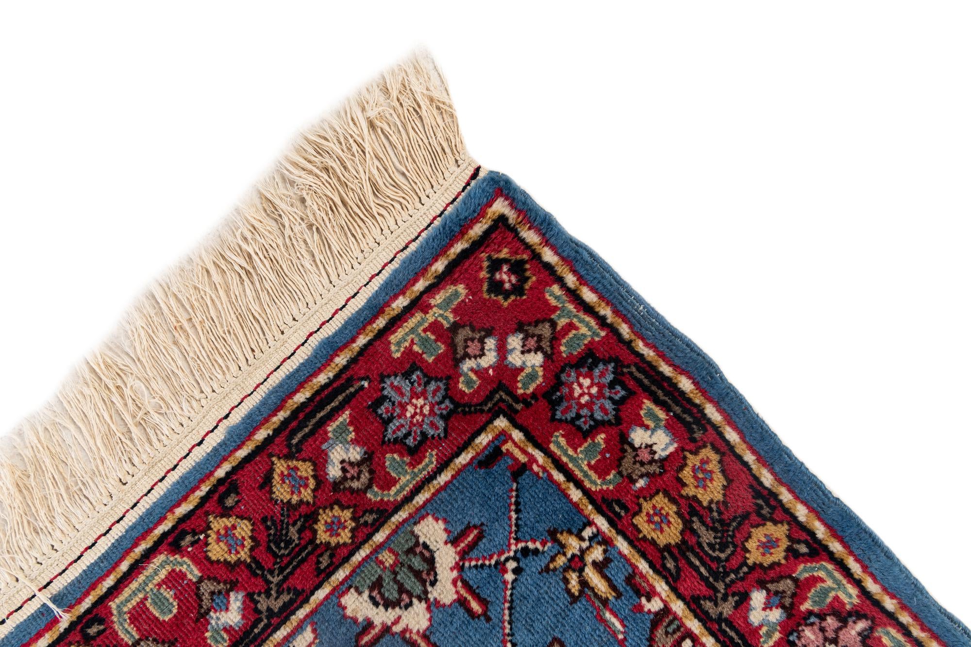 2' 6 x 4' 1 Hand Knotted Hamedan Persian Wool Rug
