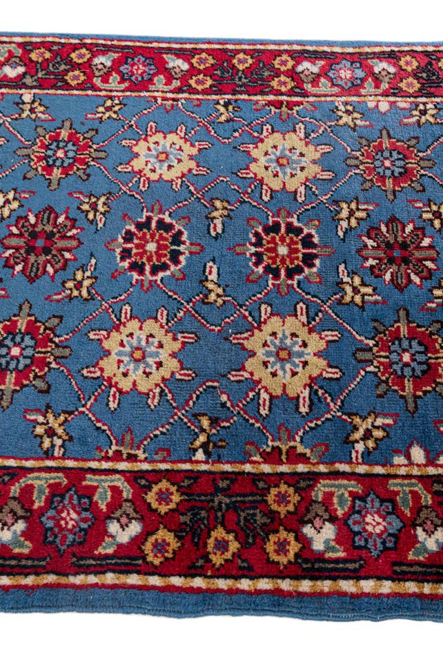 Detail image of 2' 6 x 4' 1 Hand Knotted Hamedan Persian Wool Rug