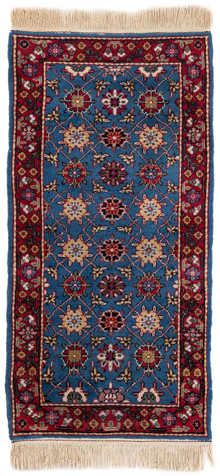 Detail image of 2' 6 x 4' 1 Hand Knotted Hamedan Persian Wool Rug
