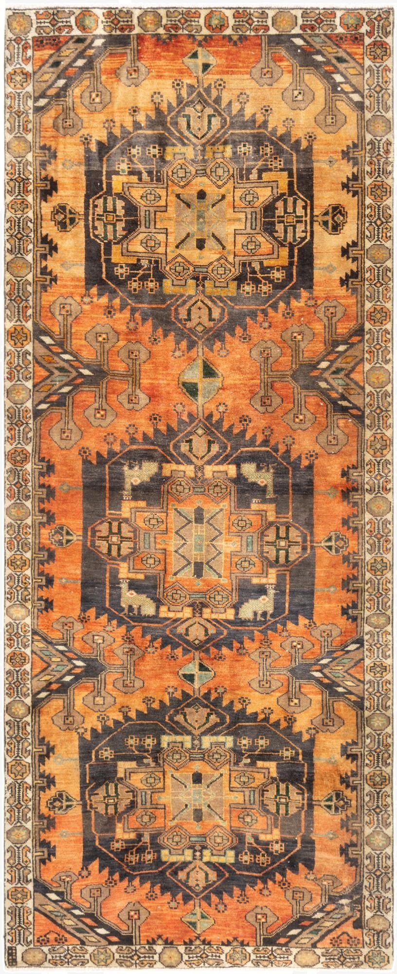 3' 7 x 8' 9 Hamedan Rug