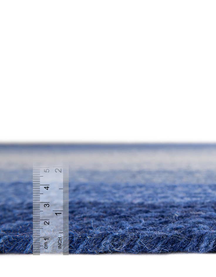 Detail image of 5' 1 x 8'  Hand Hand Braided Wool Rug