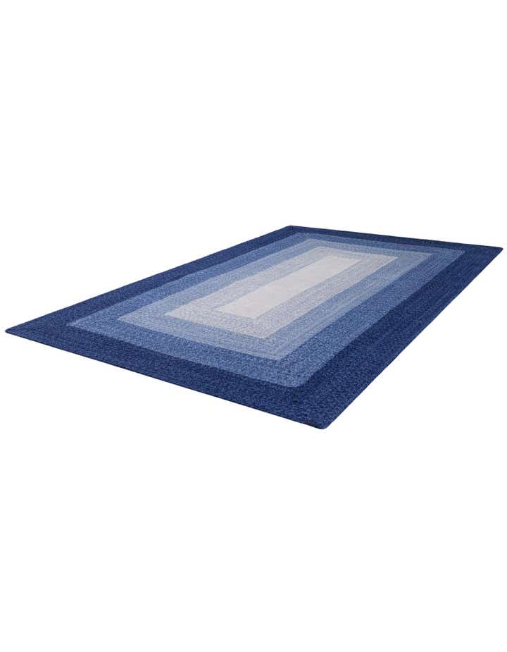 5' 1 x 8' Handmade Hand Braided Wool Rug