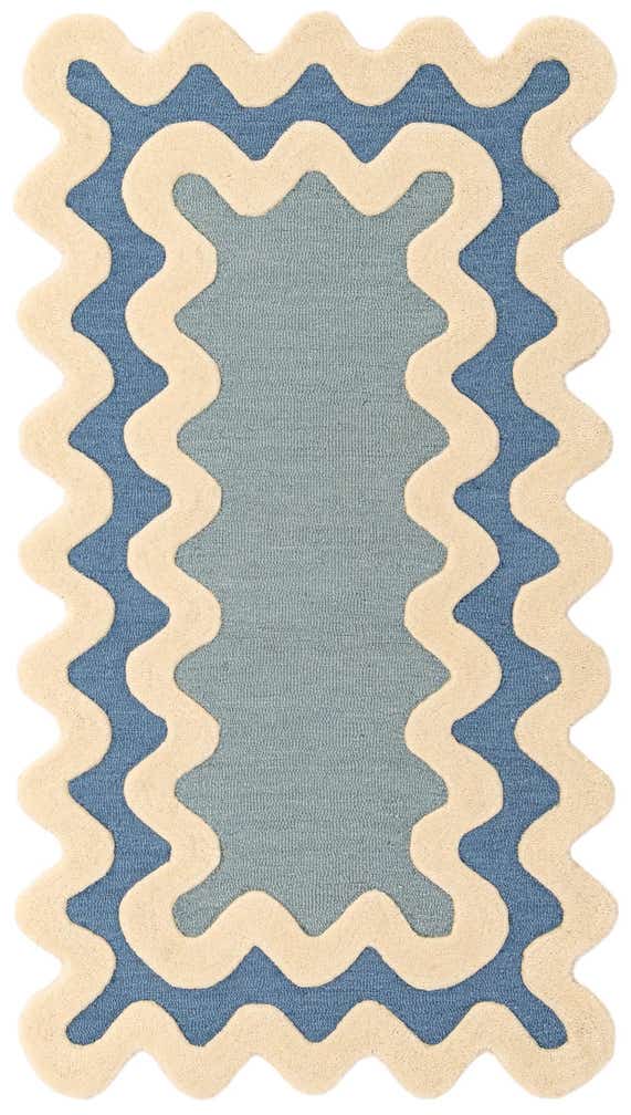 3' 1 x 5' 3 Happy Rugs Wiggles Wool