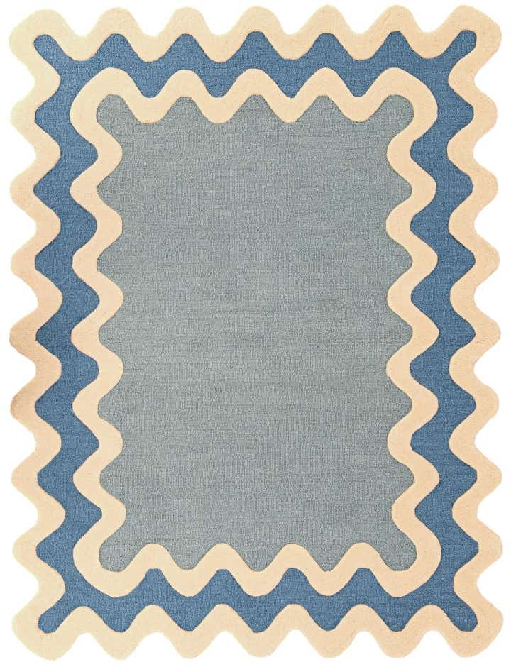 4' 1 x 6' 1 Happy Rugs Wiggles Wool
