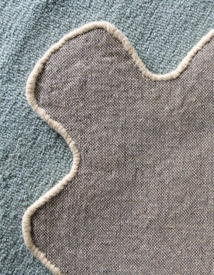 Detail image of 5' 1 x 8' Happy Rugs Wiggles Wool