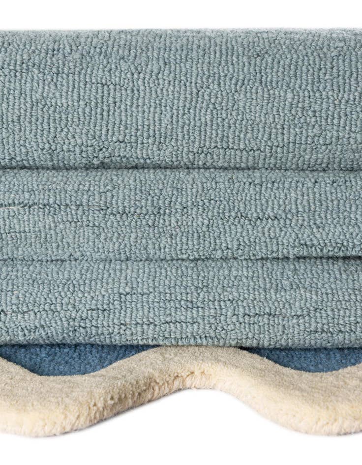 Detail image of 4' 1 x 6' 1 Happy Rugs Wiggles Wool