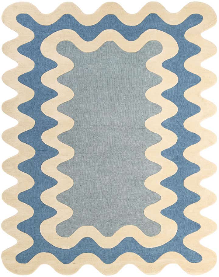 7' 10 x 10' Happy Rugs Wiggles Wool