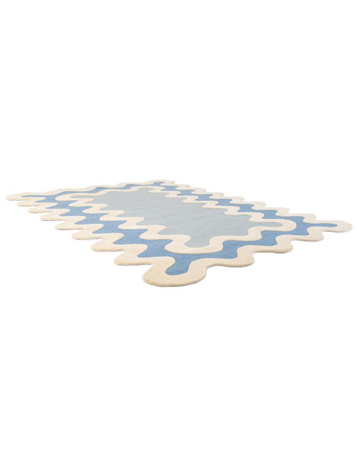 7' 10 x 10' Happy Rugs Wiggles Wool