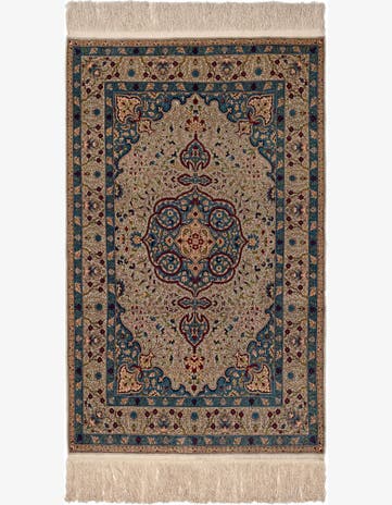 2' 9 x 4' 7 Hereke Silk Rug