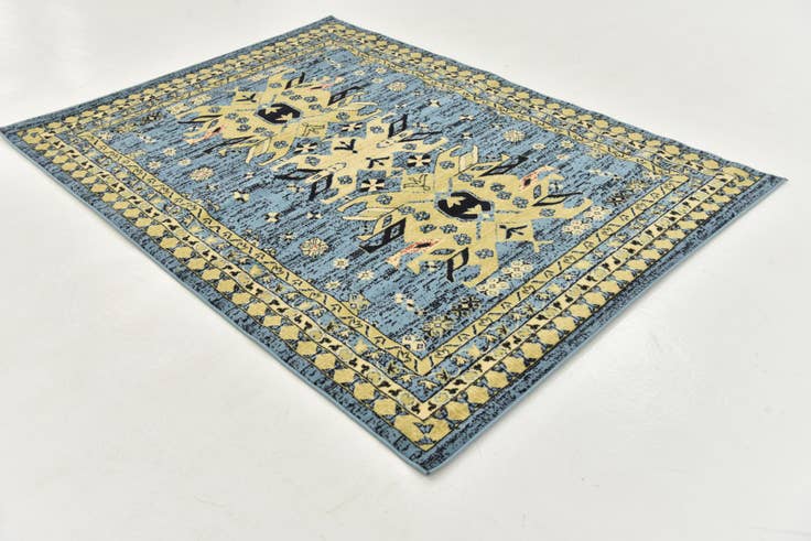 Detail image of 5' 3 x 7' 3 Heriz Design Rug