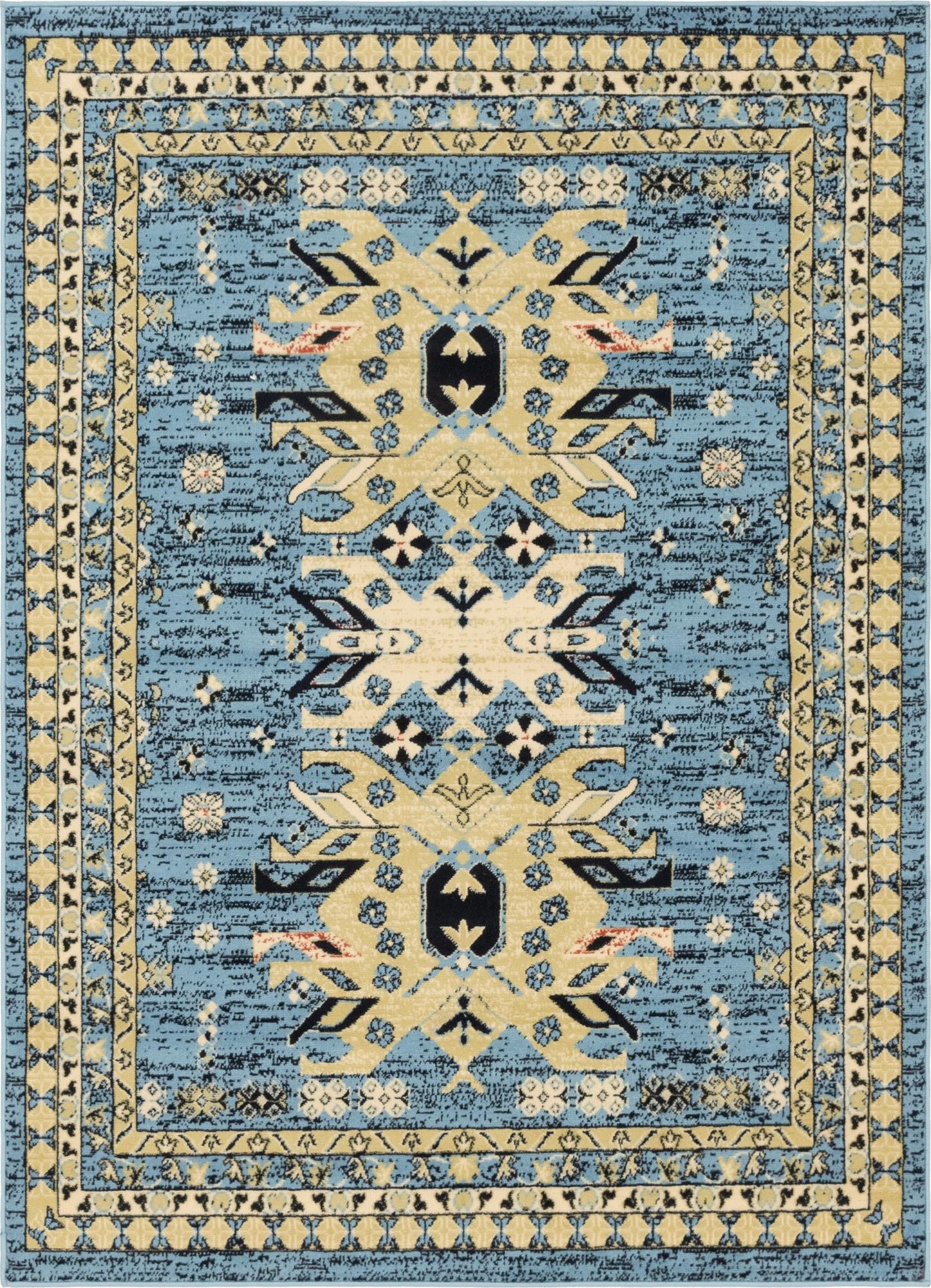 5' 3 x 7' 3 Heriz Design Rug