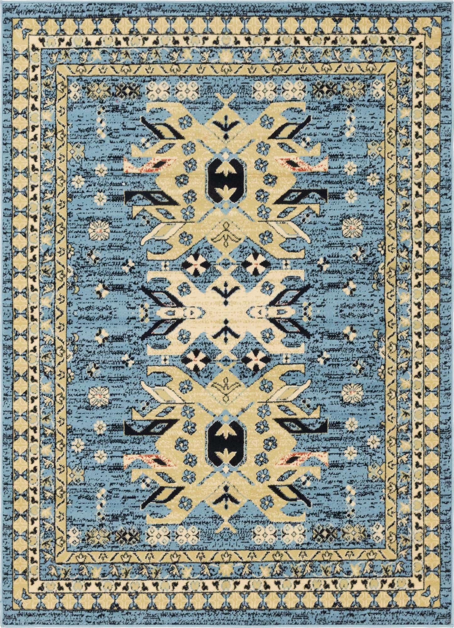 5' 3 x 7' 3 Heriz Design Rug