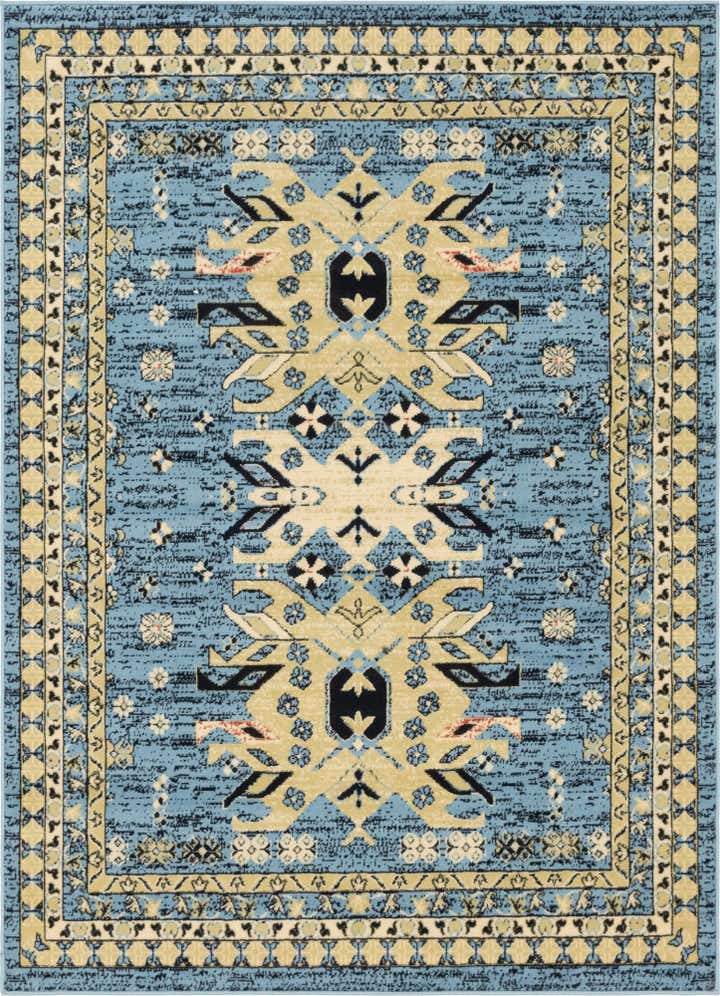 5' 3 x 7' 3 Heriz Design Rug