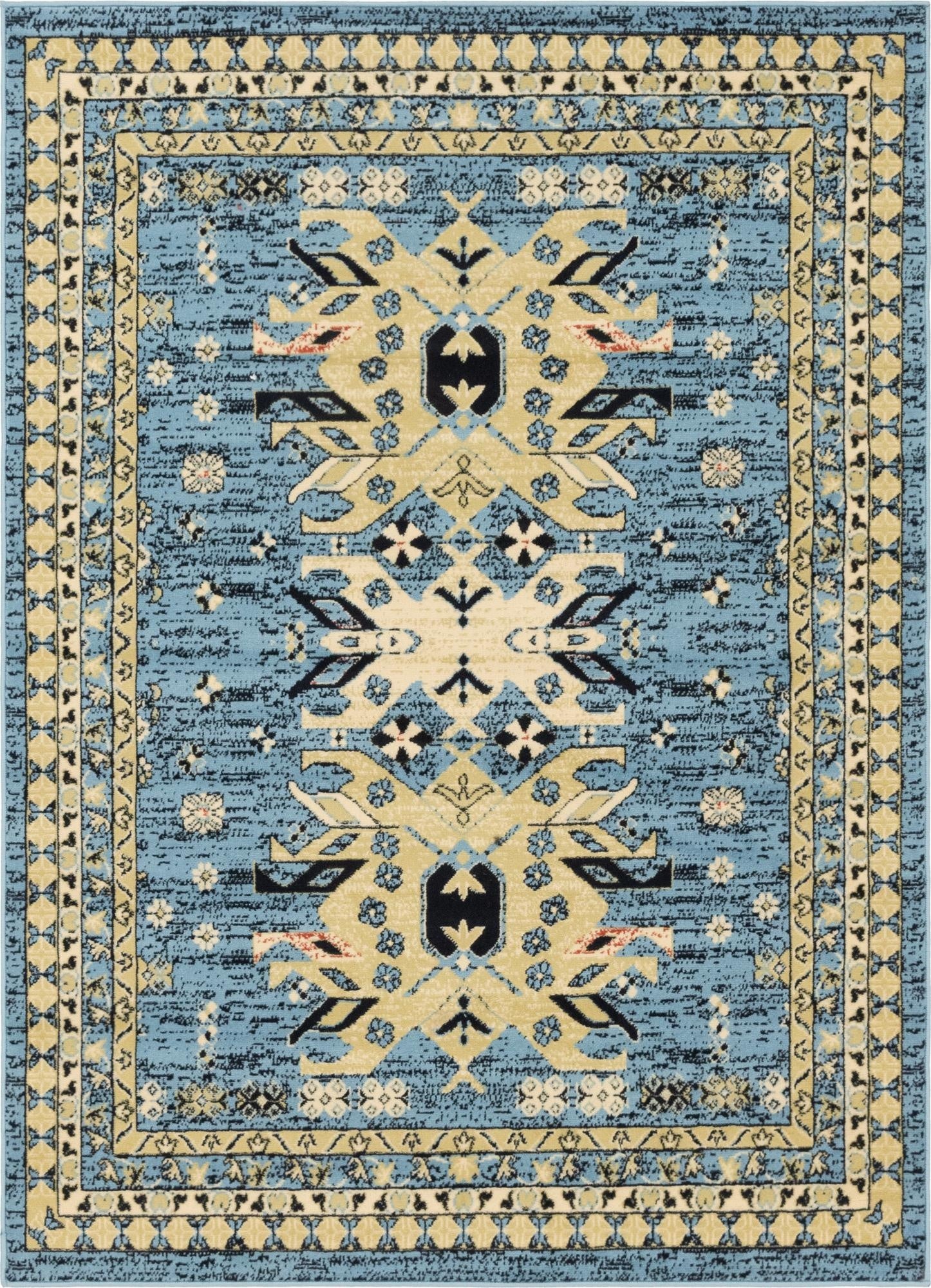 5' 3 x 7' 3 Heriz Design Rug