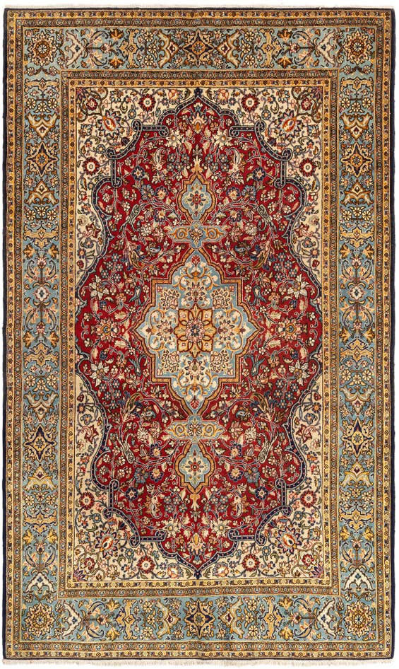 Detail image of 5' 4 x 8' 11 Hossainabad Wool Rug