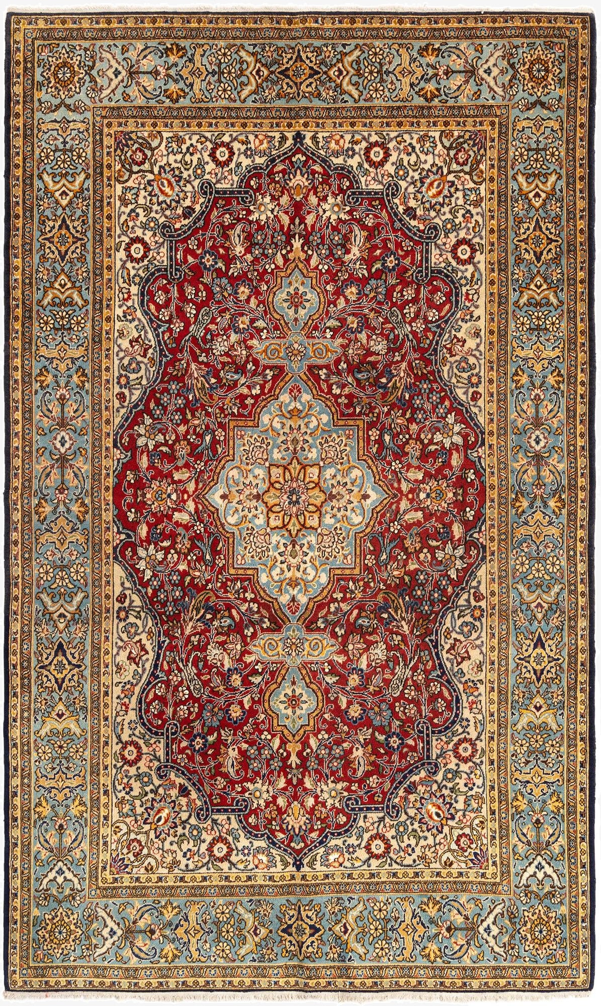 5' 4 x 8' 11 Hossainabad Wool Rug